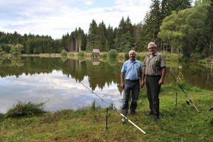 Unsere Fischereiaufseher Manfred Rameder und Wilhelm Raidl